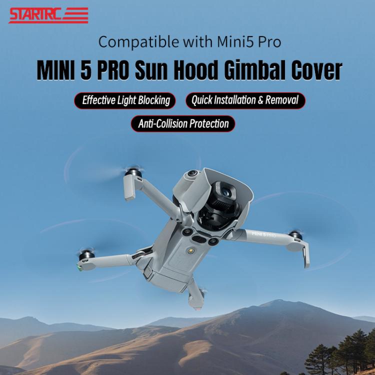 For DJI Mini 4 Pro STARTRC Lens Hood Gimbal Anti-Glare Sunshade Cover, For DJI Mini 5 Pro