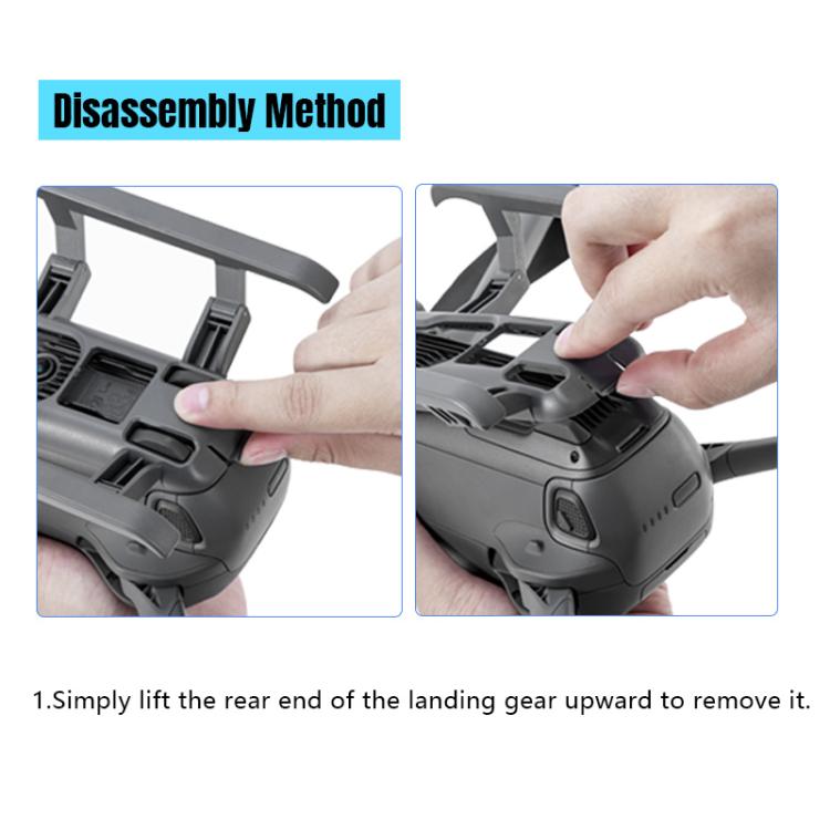 For DJI Mavic 4 Pro STARTRC Sled Anti-fall Anti-dirt Heightened Landing Gear Training Rack, For DJI Mavic 4 Pro