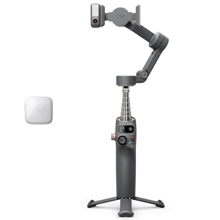 Original Osmo Mobile 7P Vlog Combo With Mic Mini Transmitter, Mobile 7P Vlog Combo White, Mobile 7P Vlog Combo  Black